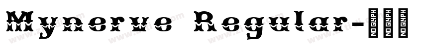 Mynerve Regular字体转换